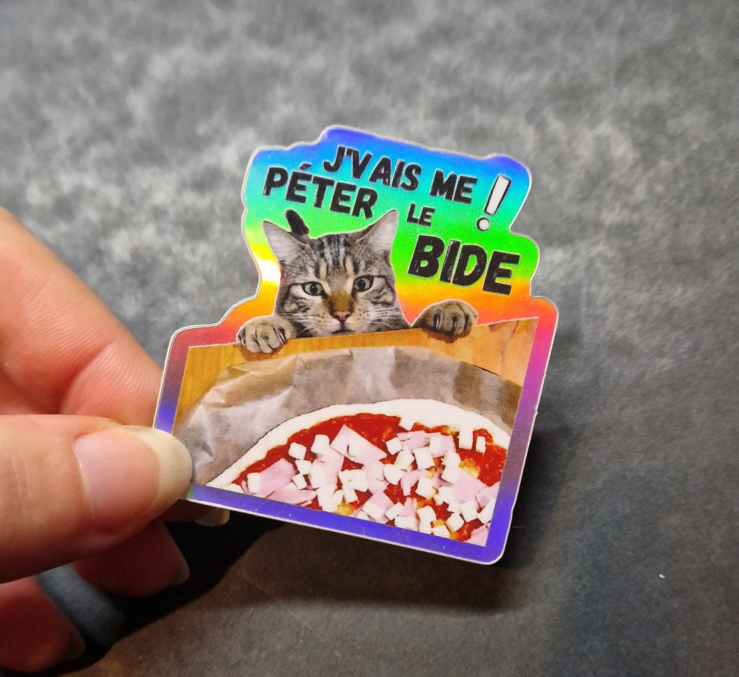 Sticker Petitou "Péter le bide"