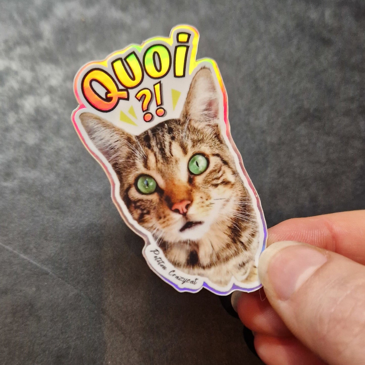 Sticker Petitou "Quoi"