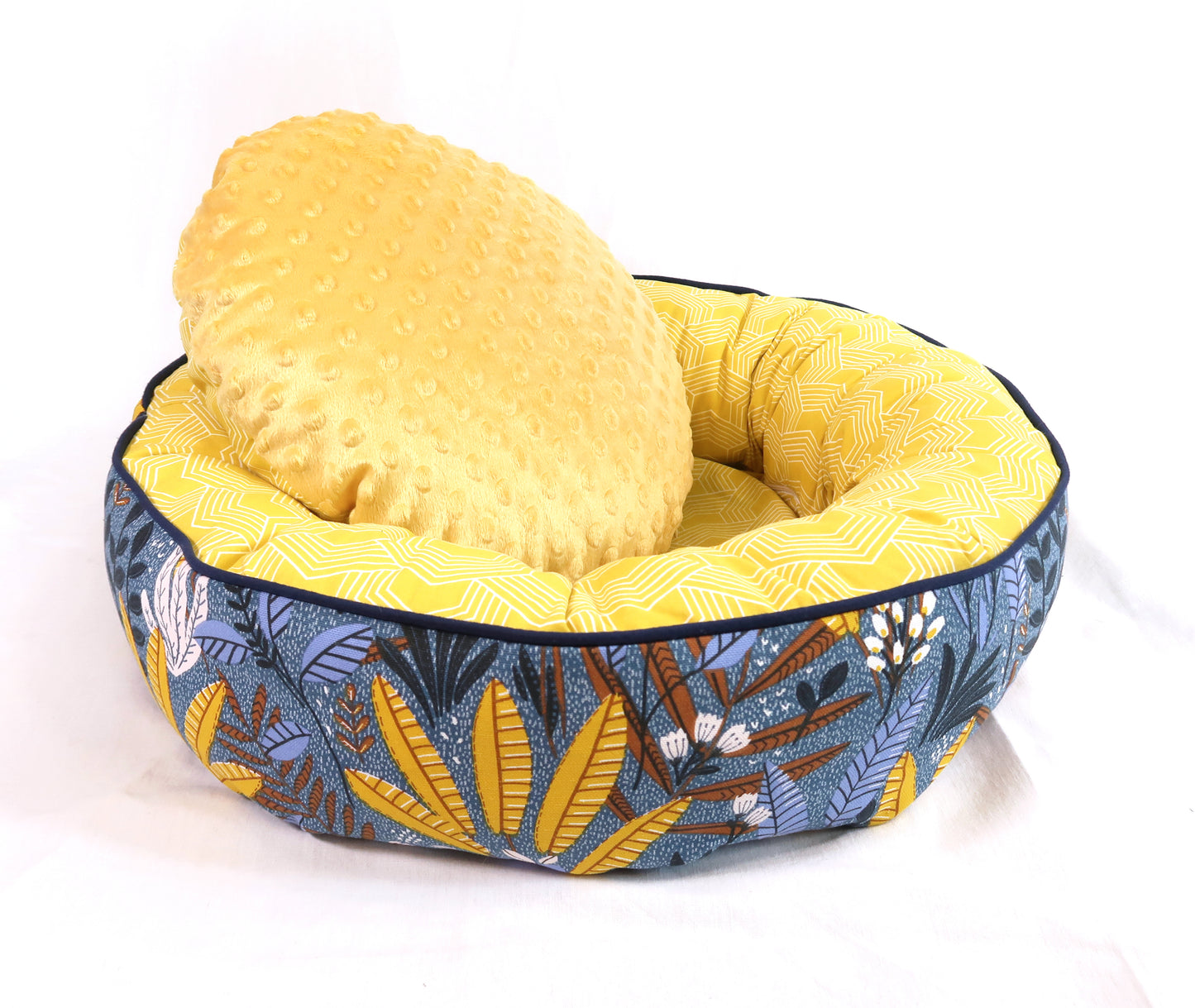 Panier déhoussable Nature Jaune
