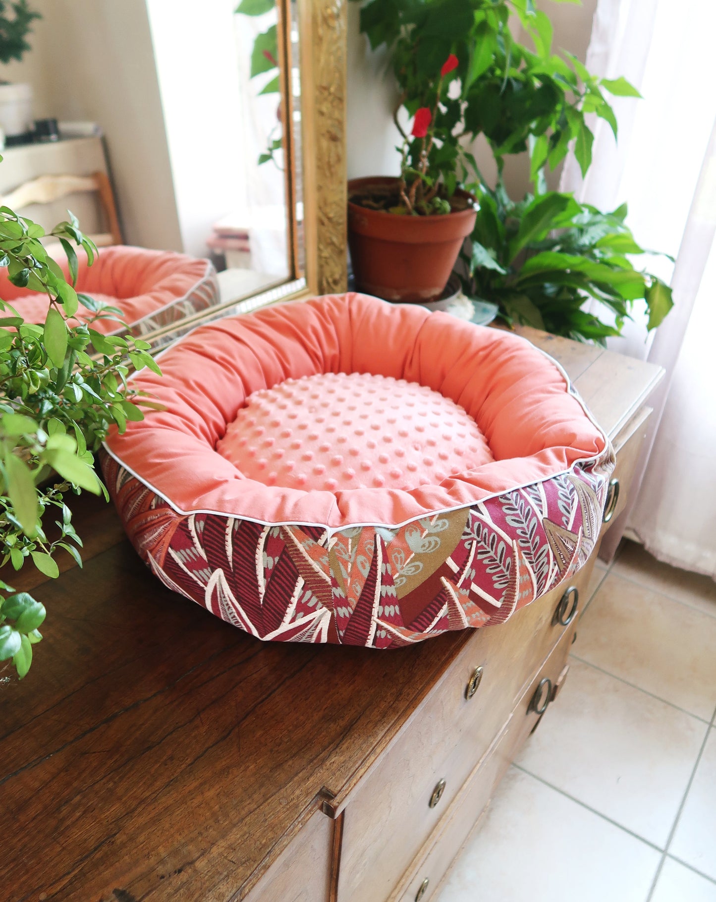 Panier déhoussable Nature Corail