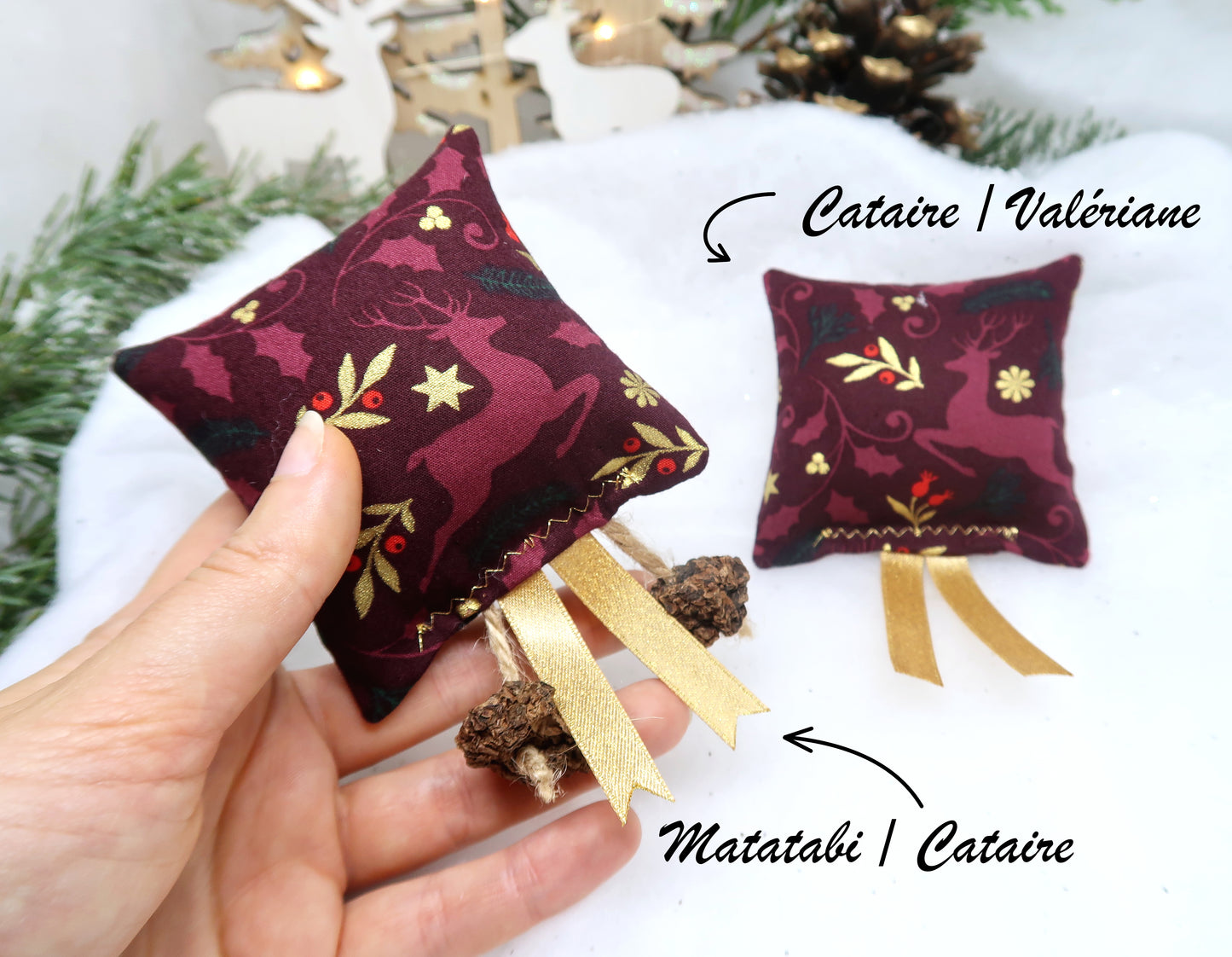 Hotte Noël / Coussin & Sucre / (Personnalisable)