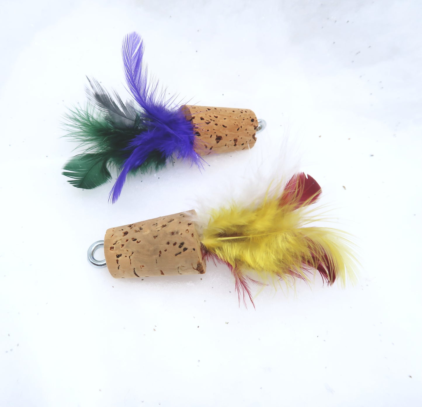 Bouchon plumes de Noël