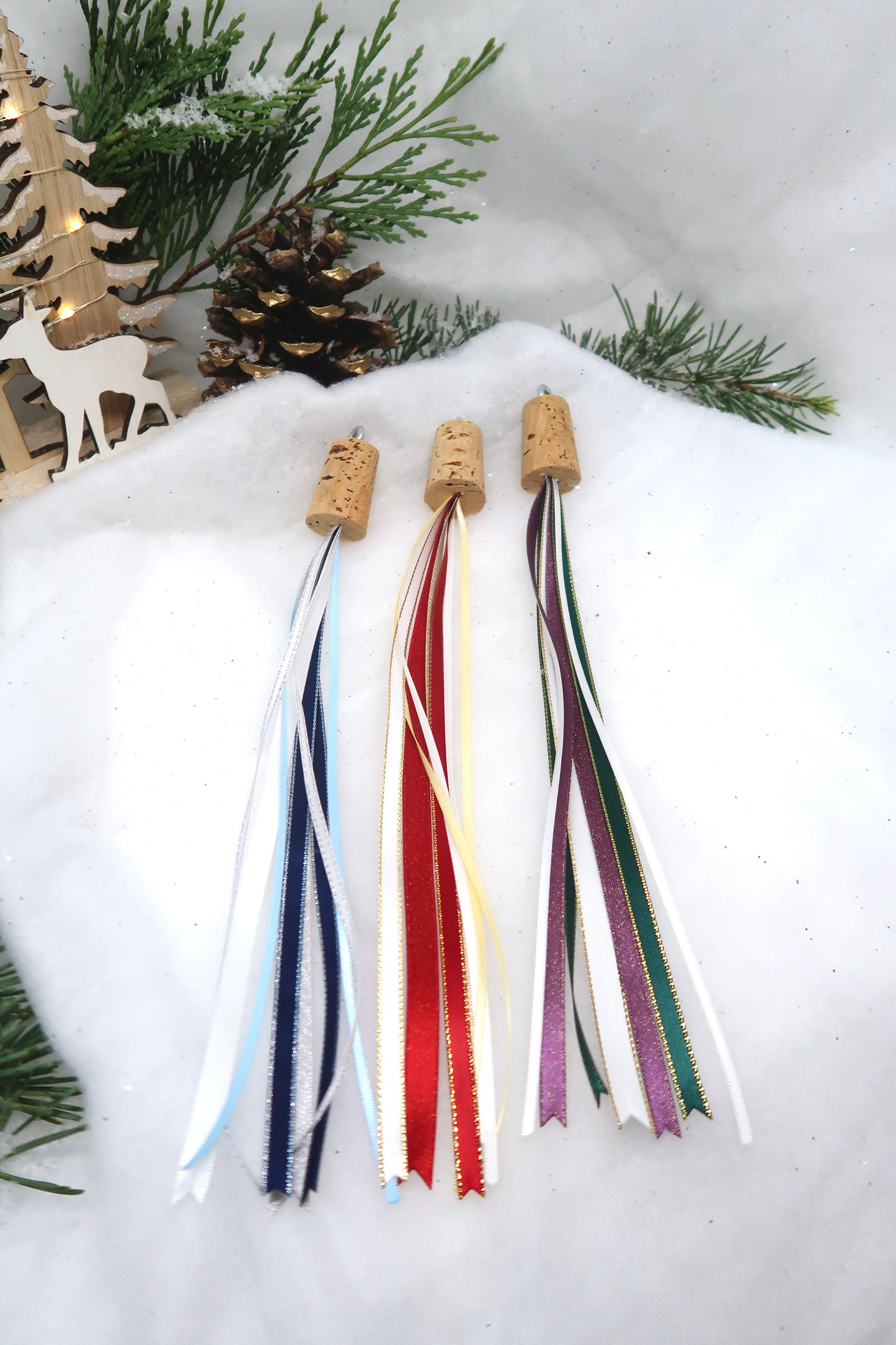 Bouchon rubans de Noël