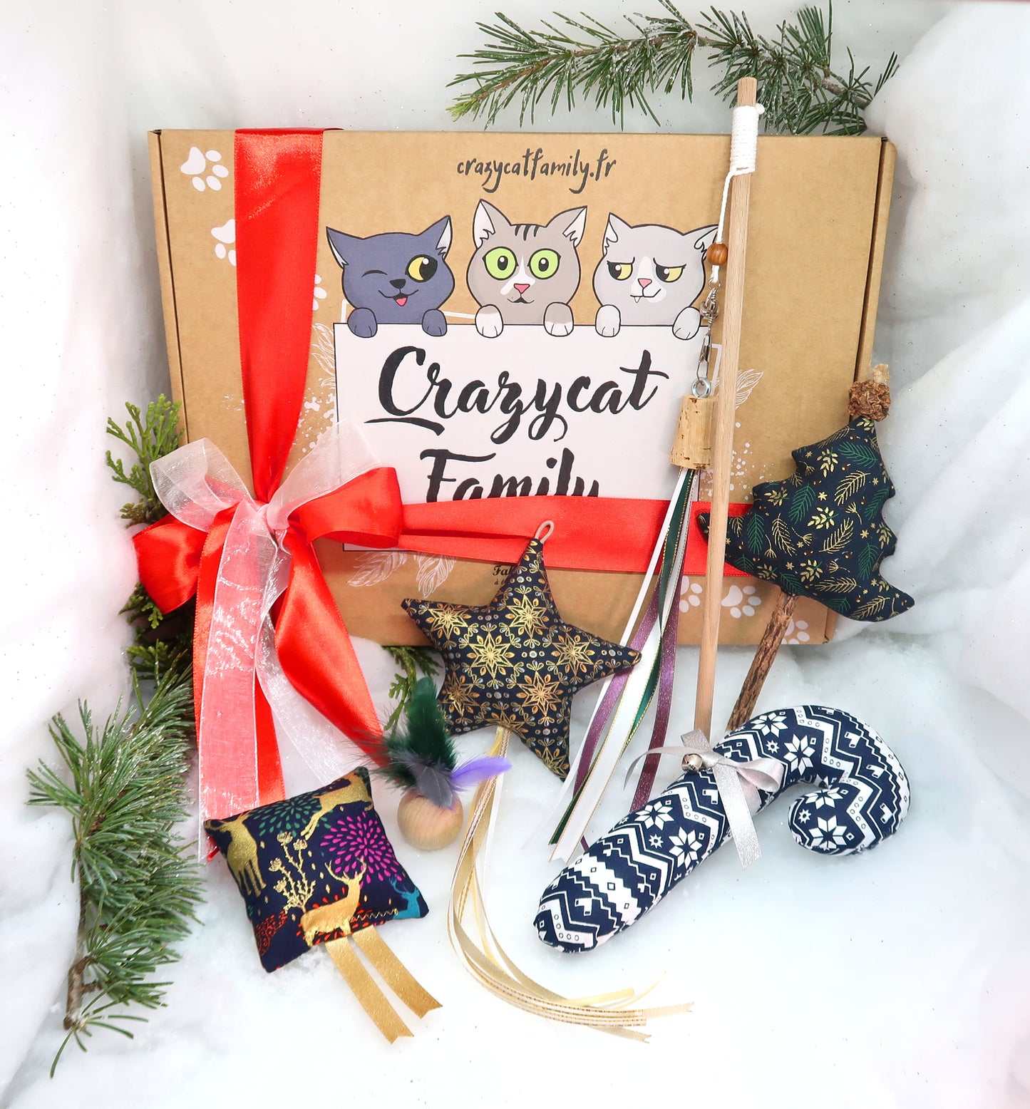 Crazybox Noël assortiment bleu (Personnalisable)