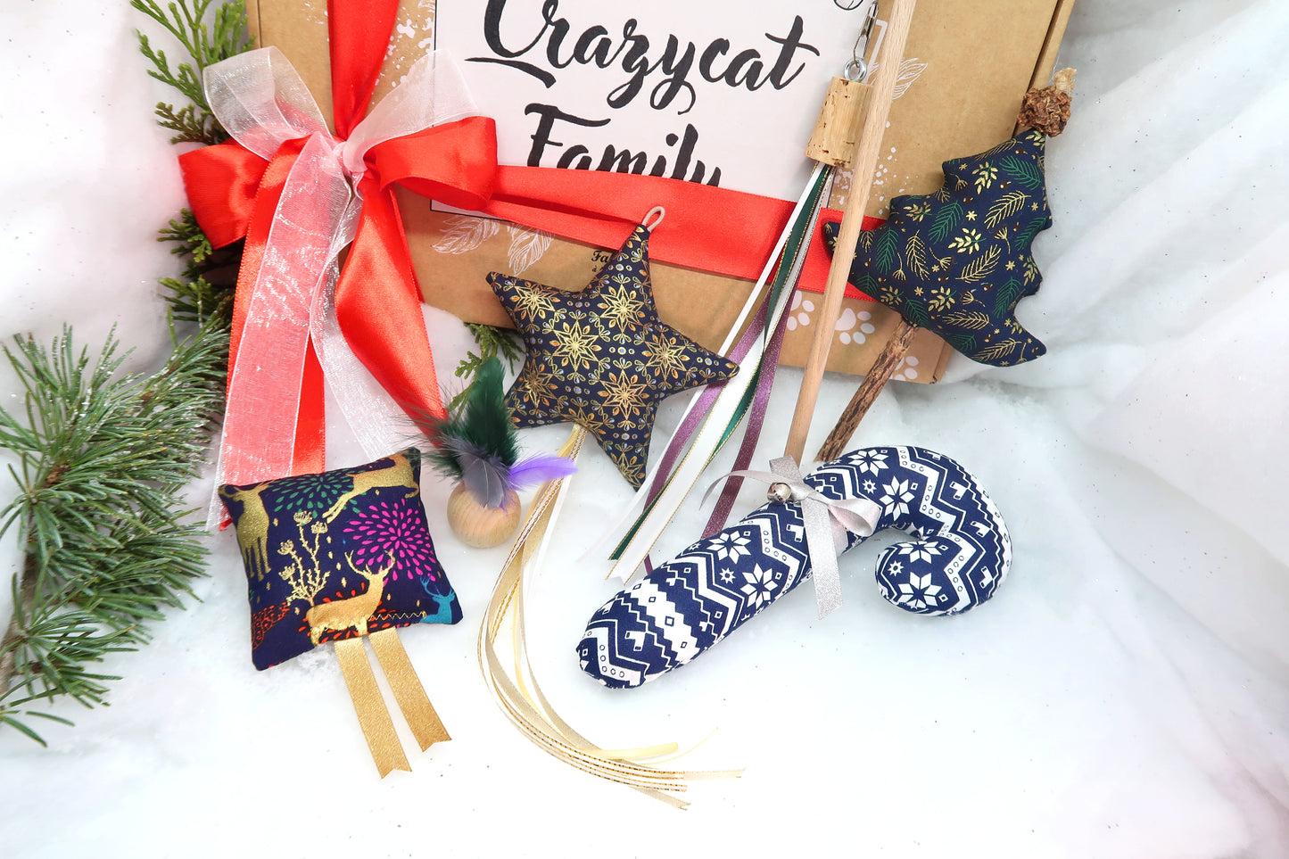 Crazybox Noël assortiment bleu (Personnalisable)