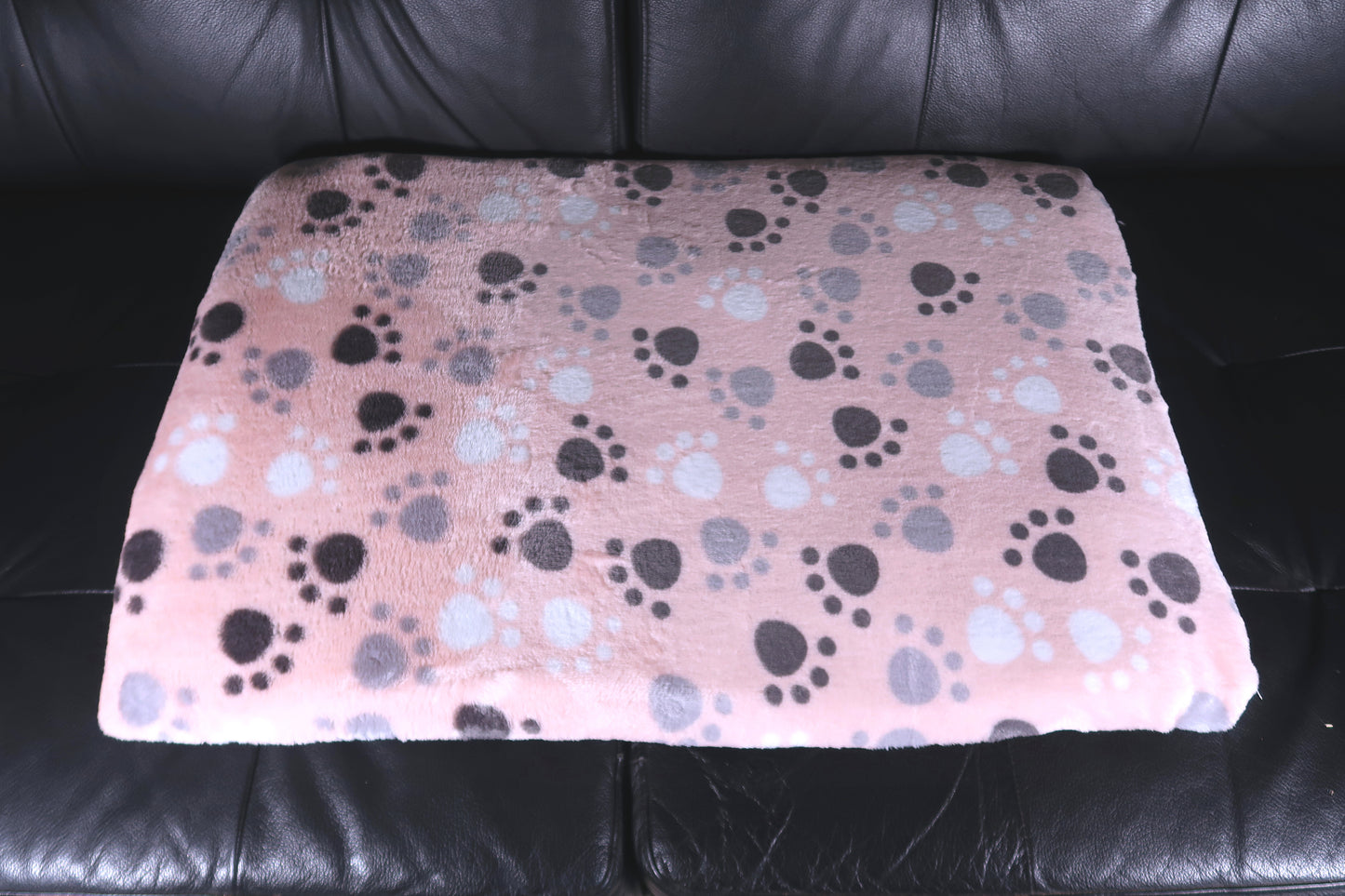 Tapis coussin déhoussable rose