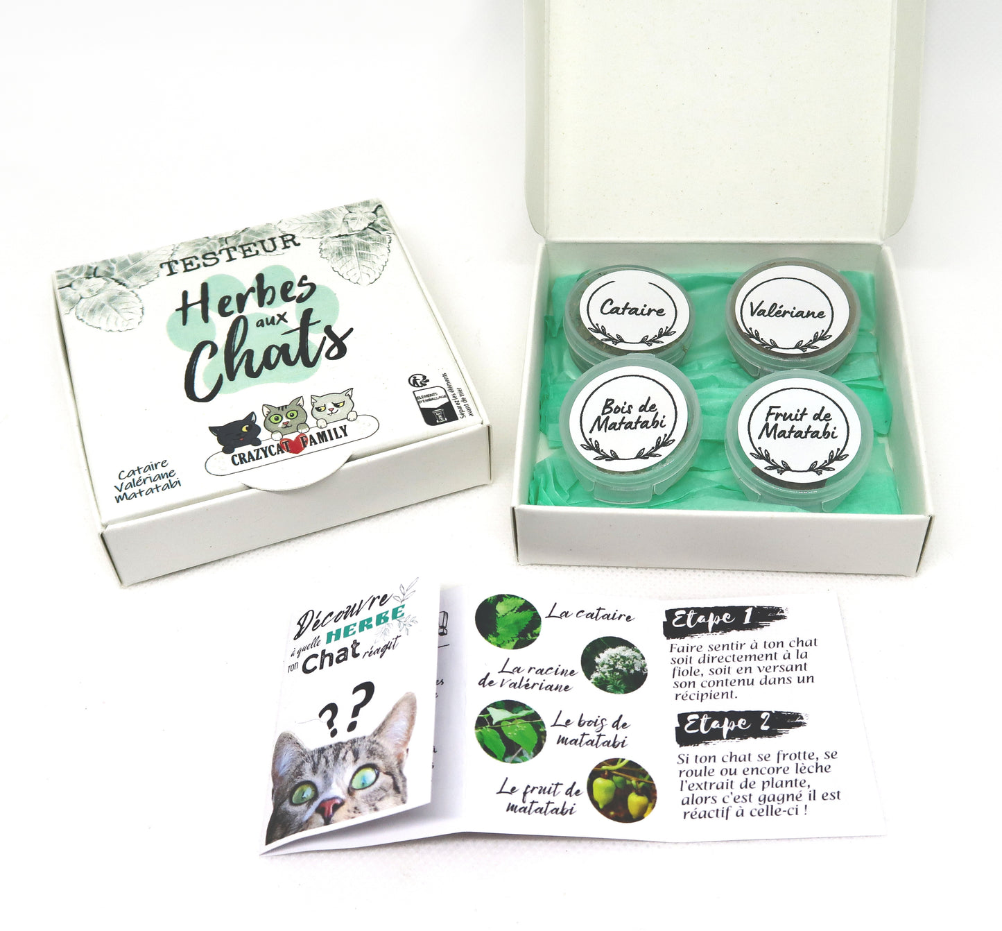 Kit testeur d'herbes-aux-chats