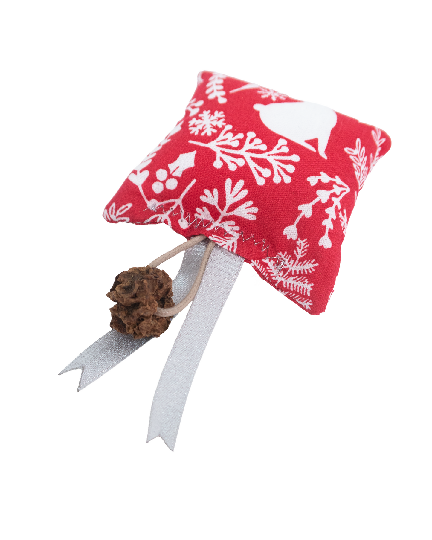 Coussin de noël rouge