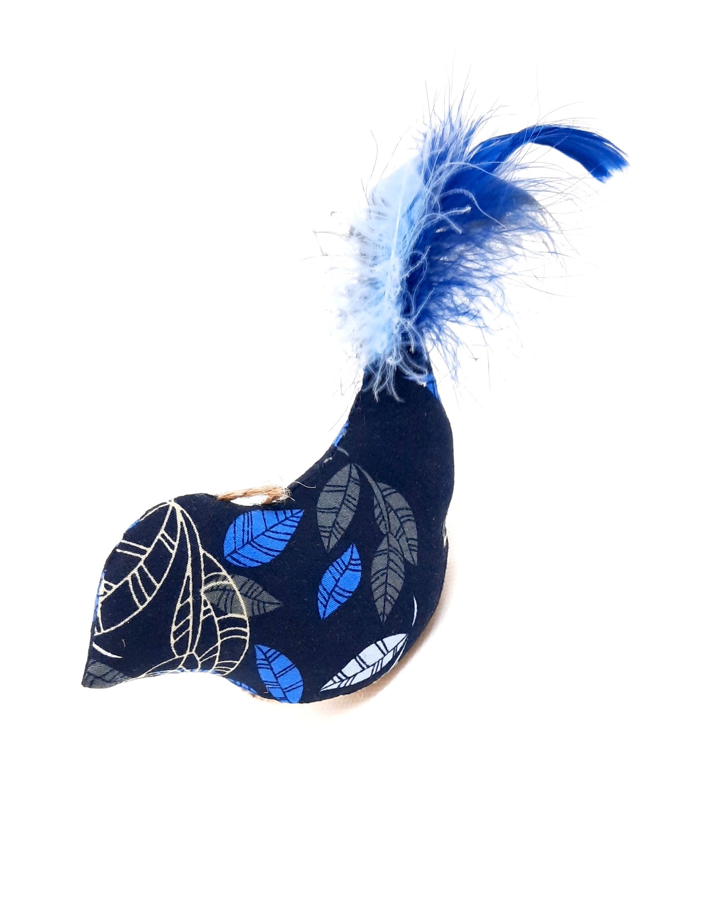 Fifi l'oiseau bleu jouet pour chat, cataire matatabi valériane