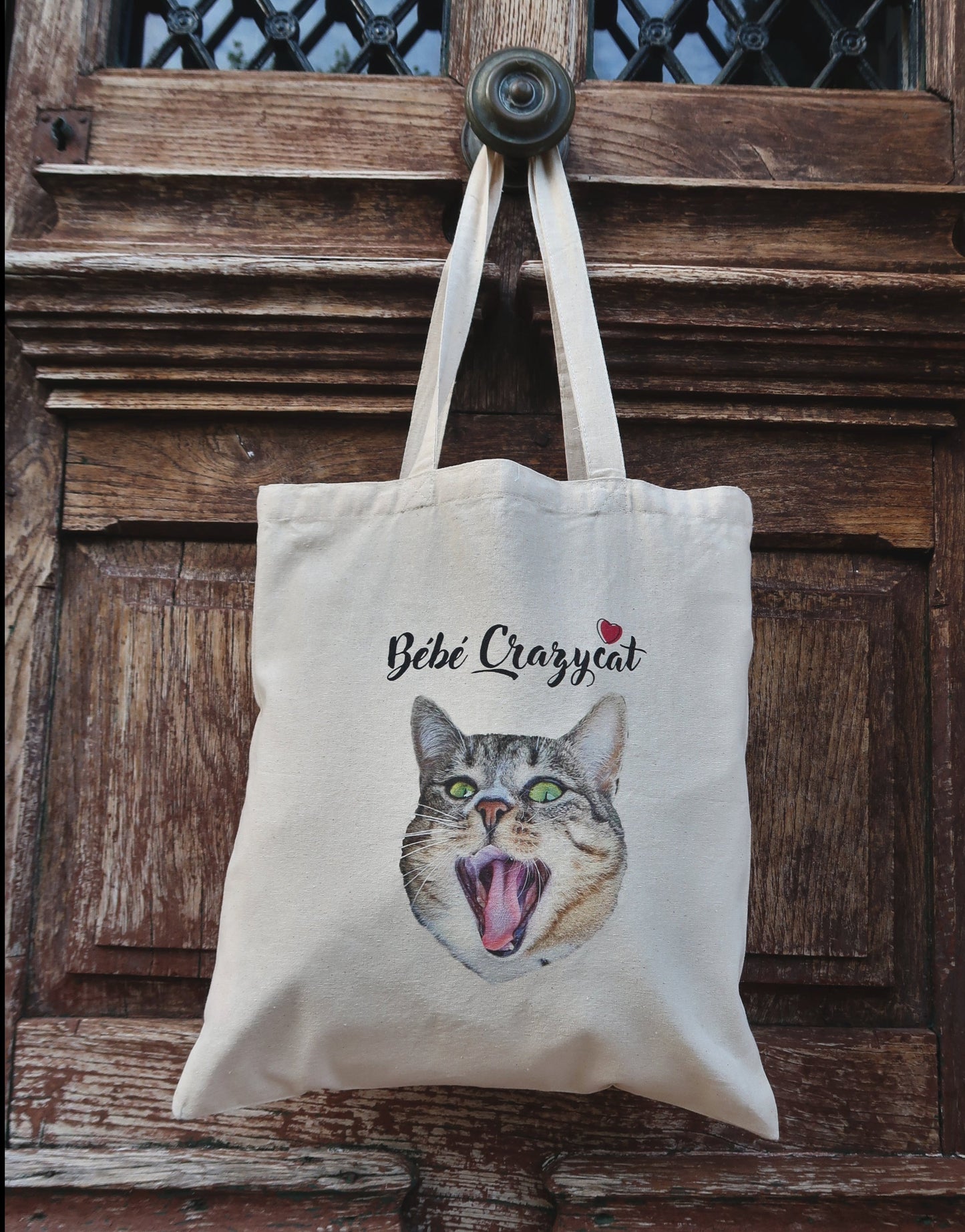 Tote Bag Bébé Crazycat