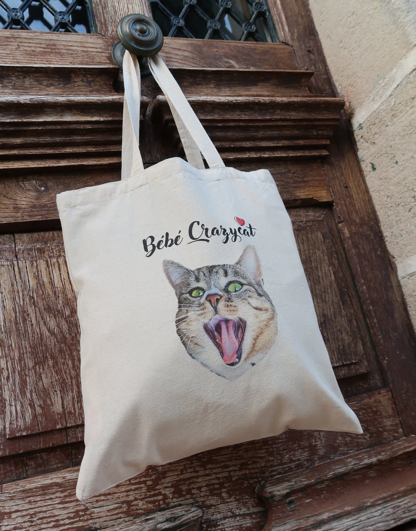 Tote Bag Bébé Crazycat