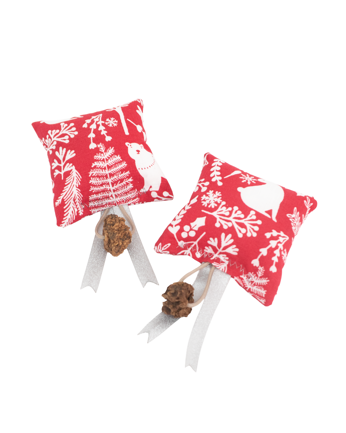 Coussin de noël rouge