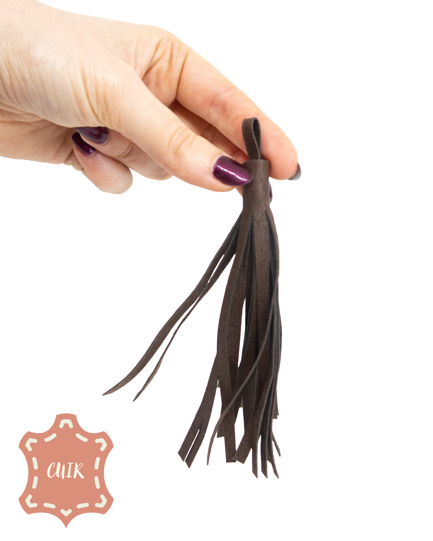 Pompon cuir