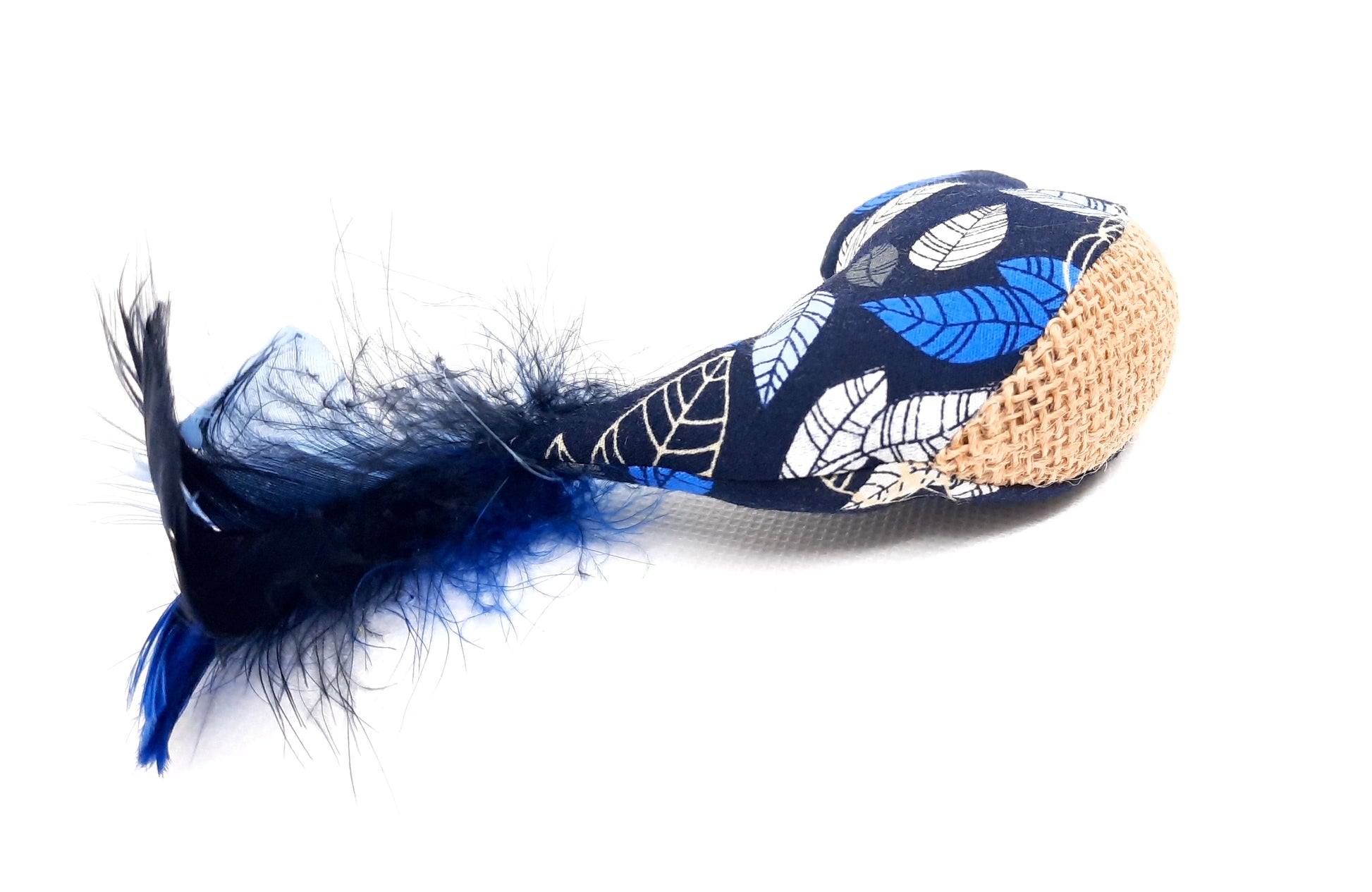 Fifi l'oiseau bleu jouet pour chat, cataire matatabi valériane