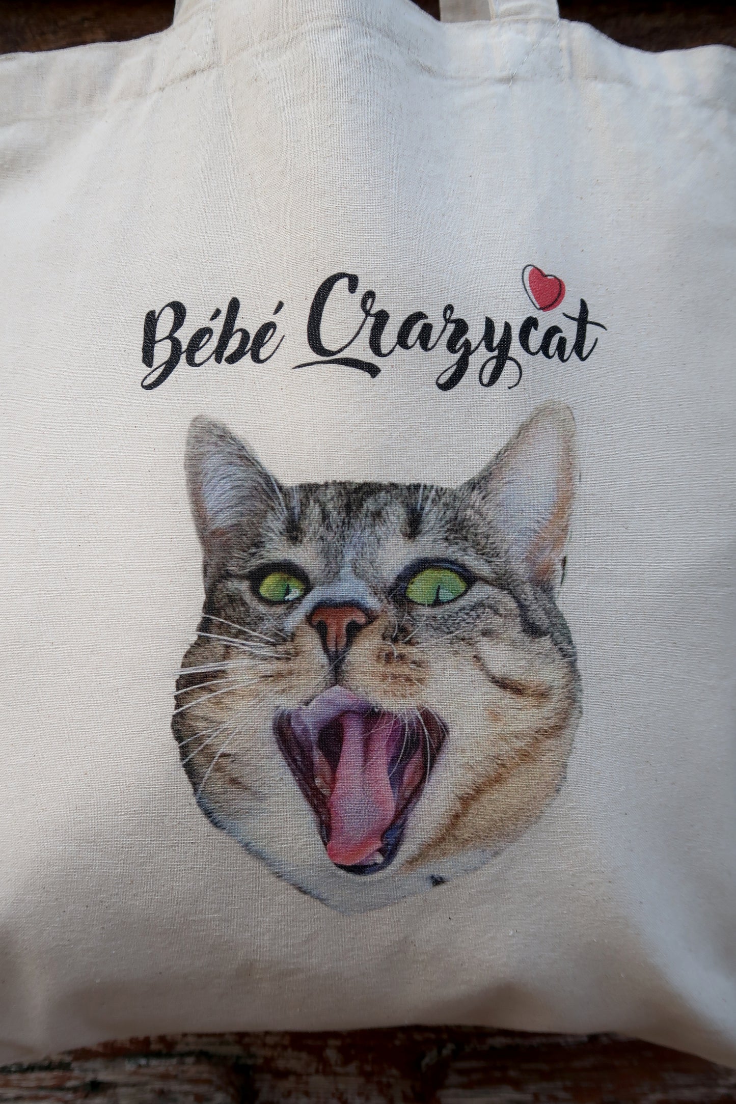 Tote Bag Bébé Crazycat