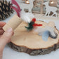Bouchon plumes de Noël pour Crazycanne